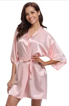 New Silk Kimono Robe Bathrobe Silk