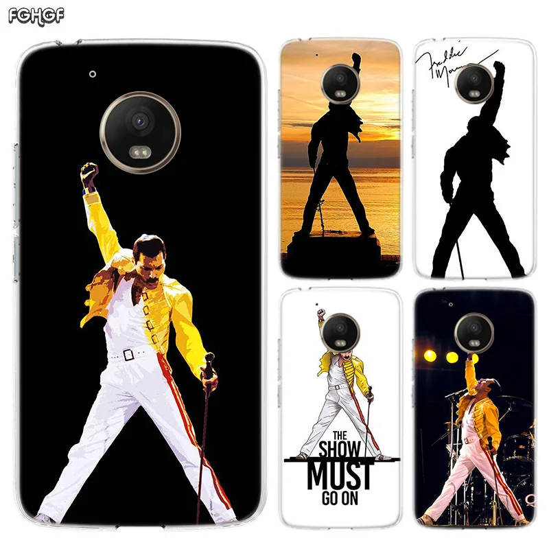 

Freddie Mercury Queen band Silicone Riverdale Shell Back Case For Motorola MOTO G7 Power G5 G5S G6 E4 E5 Plus G4 Play Cover