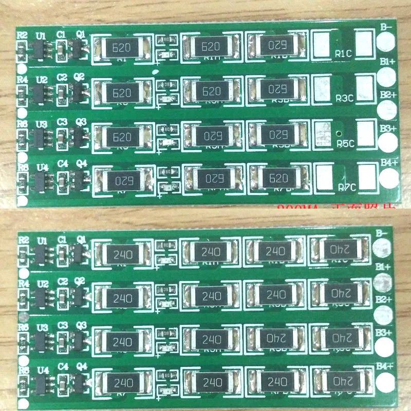 Защитная плата для зарядки BMS 4 2 В балансирующая 200 мА 700 1s 2s 3s ячейки литий ионных