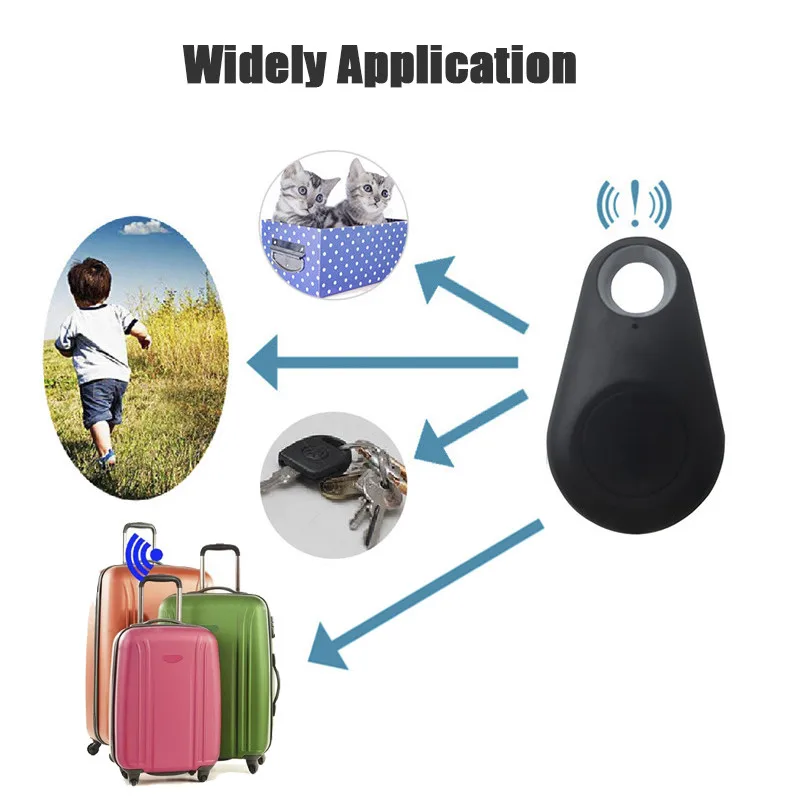  Haustiere Smart Mini GPS Tracker Anti-Verloren Wasserdichte Bluetooth Tracer Für Pet Hund Katze Sch