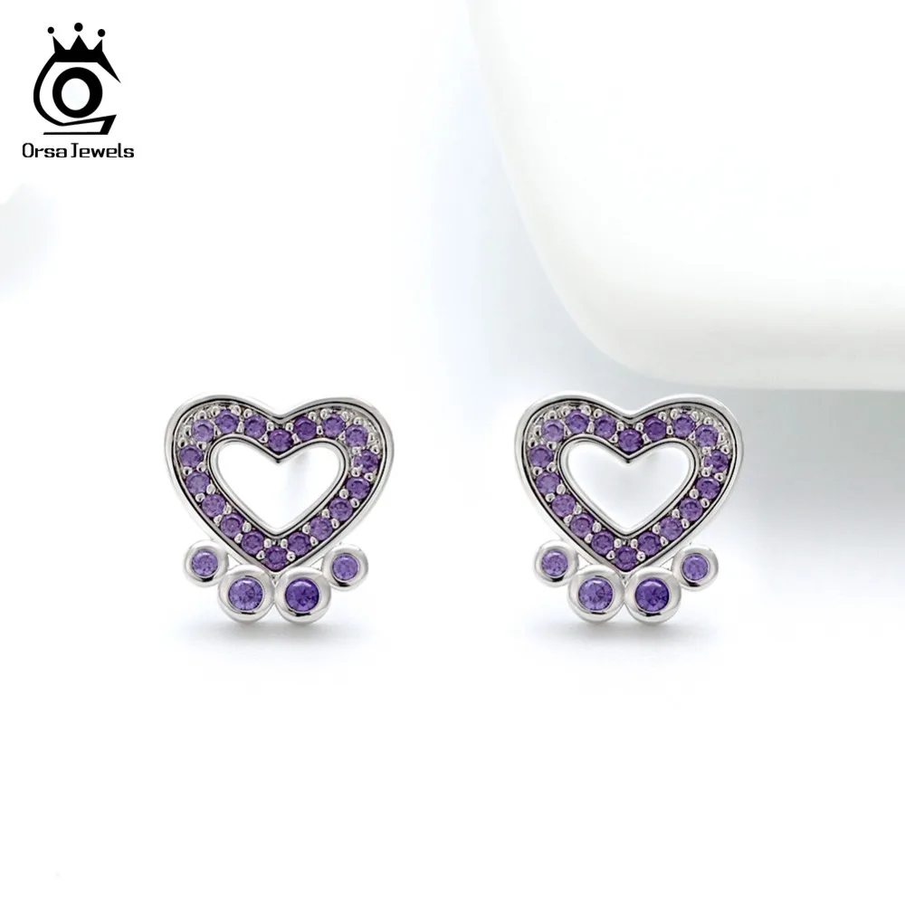 ORSA JEWELS Оригинал 100% Серебро 925 пробы Серьги гвоздики для женщин милая собака