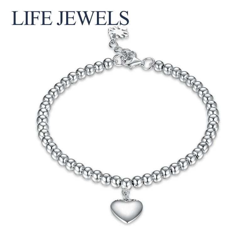 Authentic100 925 Sterling Silver Girl Bracelet Charm l Women Luxury Sterling Silver Valentine's