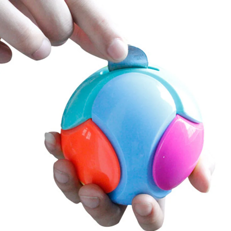 Копилка пластиковая сборка головоломка красочный круглый шар дизайн 3D головоломка интеллектуальное образование игрушки для детей