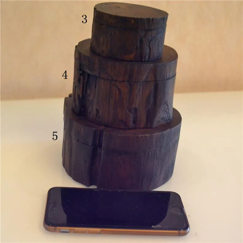 Teak handicrafts ashtray decoration box jewelry box desktop decoration southeast wind2