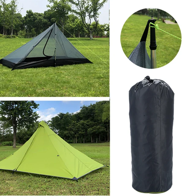 Best Offers Oxford Cloth Pyramid Tent Mosquito Net Hanging Bed Durable Folding Tent Outdoors Travel Camping Single Camping Tent Bedding