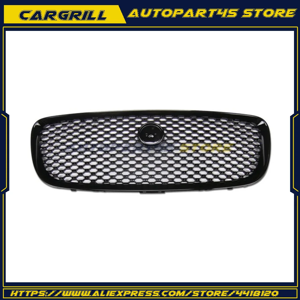 1 pcs Fit For Jaguar F-Pace X761 16-18 Black Front Bumper Kidney Grill Grille Mesh