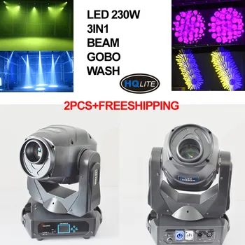 

led 230w gobo beam wash moving head light 3in1 frost focus BIprism T6+8 FACE SPOT stage lighting