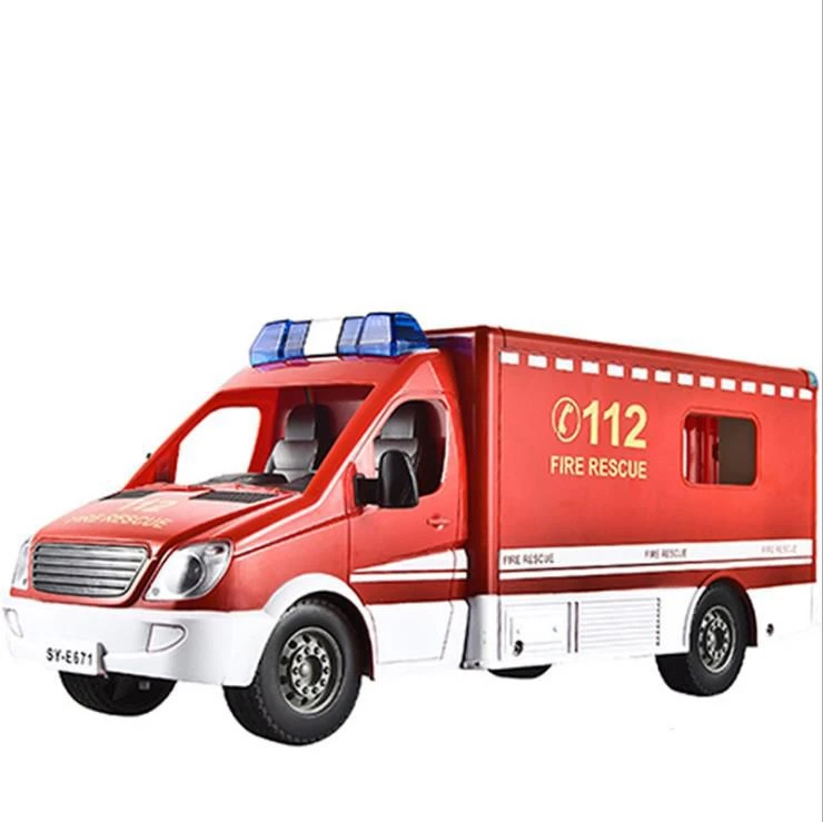 rc model fire rescue truck collection in scale