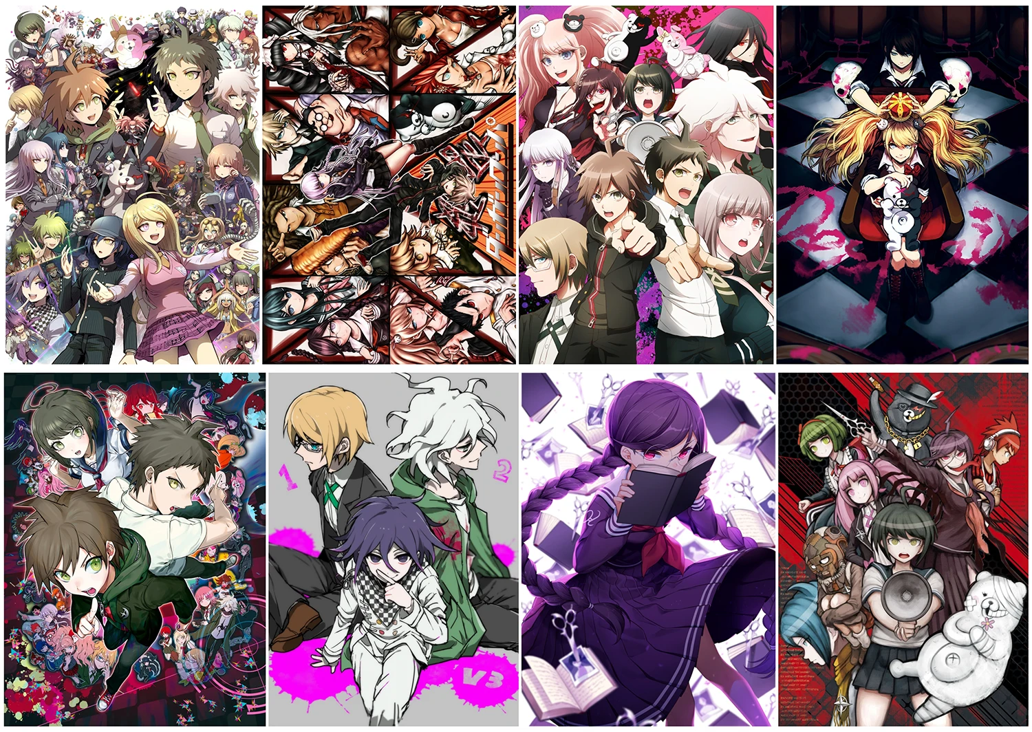 

Super Danganronpa V3 Polypropylene A3 8 pieces Posters wall poster PPP009