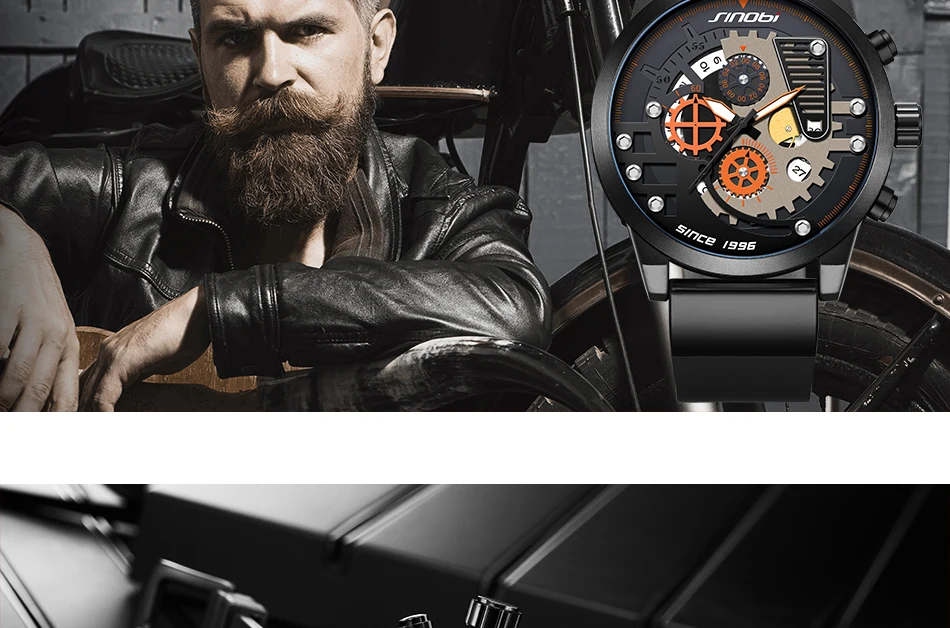 Роскошные Для мужчин кварцевые часы спортивный бренд хронограф часы Для мужчин s секундомер Дата Резина relojes hombre Новые аналоговые