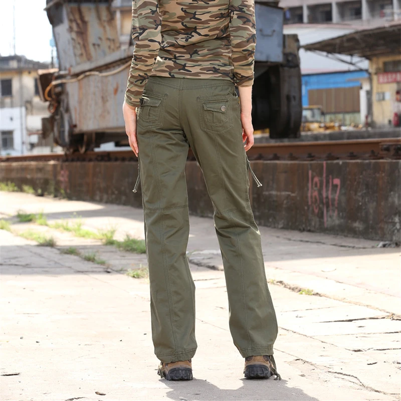  New Autumn Women Pants Slim Cotton Casual Pants Pleated Trousers Full Length Overalls Spring Women'