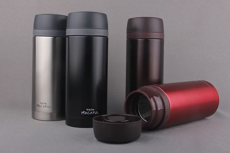 000020 Japan MACAFUL 420ML Business 304Stainless Steel Vacuum Flask
