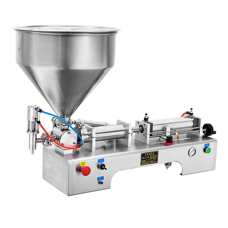 Multi-function filling machine chili sauce sesame paste paste liquid dual-use pneumatic filling machine