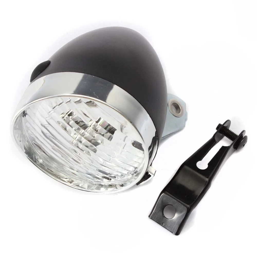 

Retro Bicycle Bike 3 LED Front Light Headlight Flashlight Safety Headlamp Dark Night Lamp Flash Lighting Outdoor Accessories