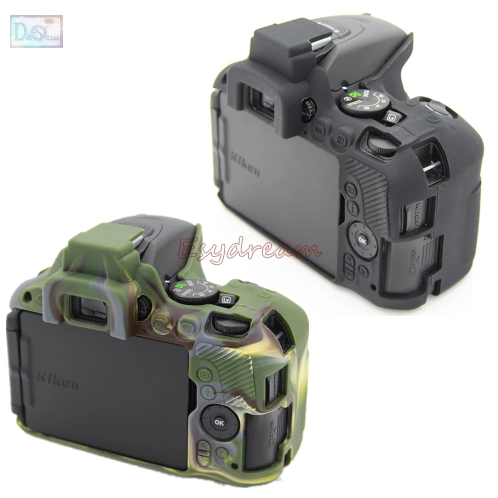 Rubber Silicon Case Cover Protector for Nikon D5500 DSLR Camera Soft Housing Framein Camera
