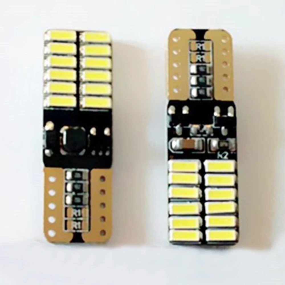 YSY 2pcs T10 194 W5W Автомобильный светодиодный светильник 12В автомобильная лампа для