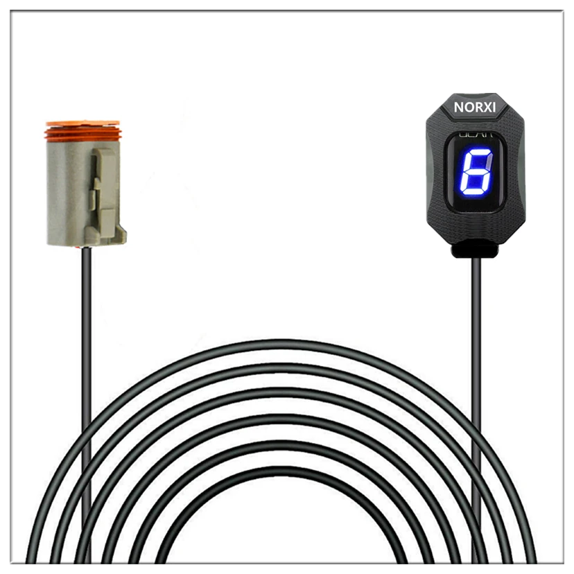 Medidor de Engrenagem Indicador de Engrenagem para Harlei Motocicleta Plug Play Motor Ecu Monte 6 Velocidade 1-6 Nível Efi