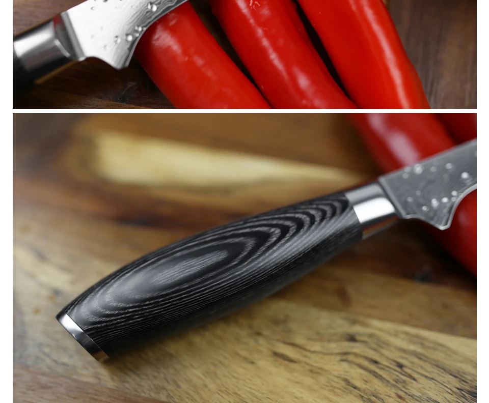 XINZUO 5,5 ''дюймовый нож для обвалки Дамасские кухонные ножи из нержавеющей стали японский нож для рыбалки VG10 нож для повара кухонный инструмент G10 Ручка