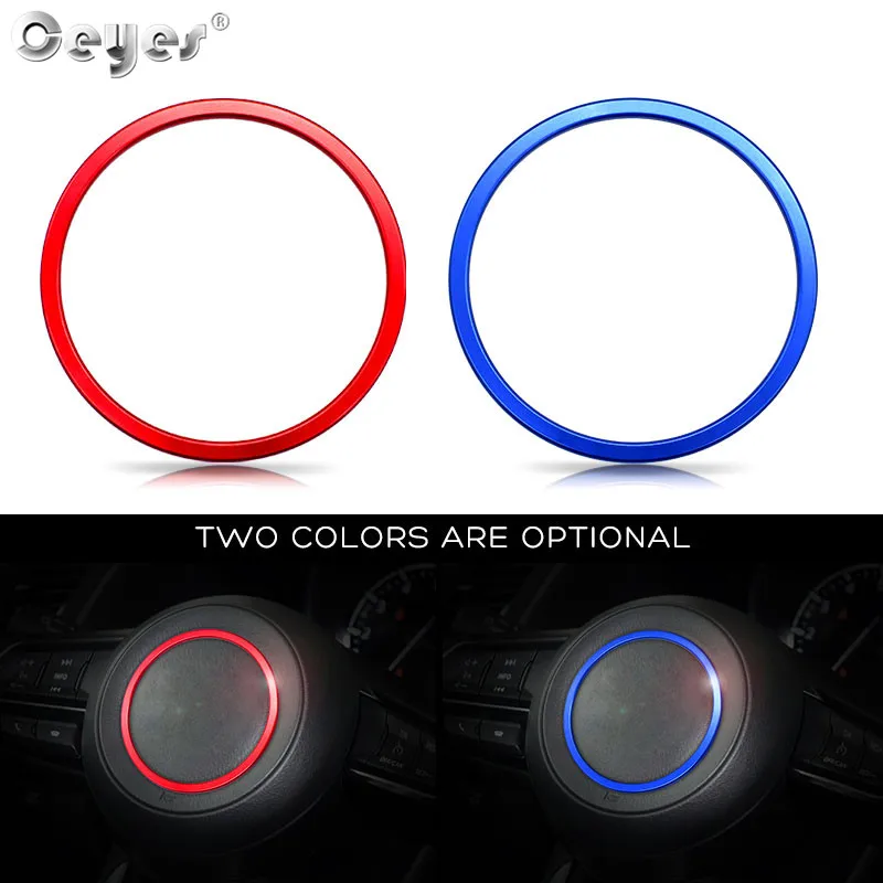 Car steering wheel decoration circle ring sticker for  MAZDA (11)