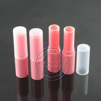 

Free shipping high quality DIY Lip Balm empty lipstick tube pink color wax tube pink lipstick tube 4G