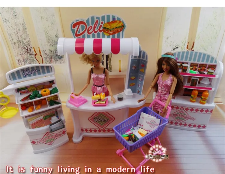 Оригинальный супермаркет принцессы для магазина Барби курн личка 1/6 bjd