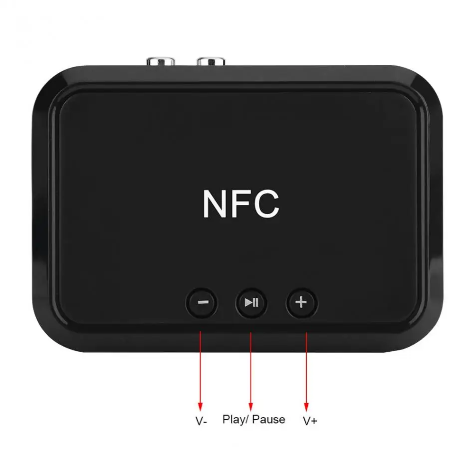 VBESTLIFE NFC Desktop Bluetooth Беспроводной стерео RCA аудио музыкальный приемник адаптер с 5V USB приемников адаптеров