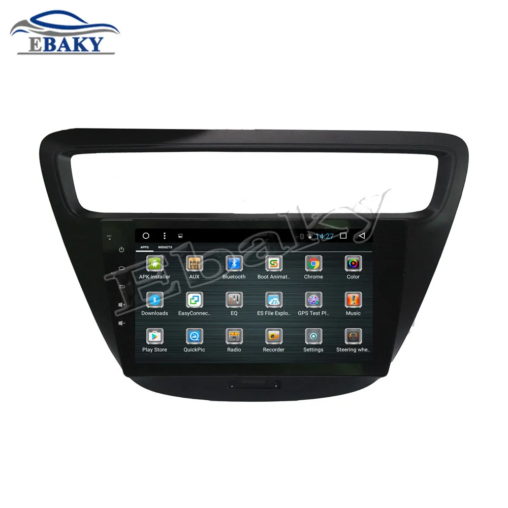 Clearance NaviTopia 9inch 1GB/2GB RAM Quad Core/Octa Core Android 7.1/8.1 Car DVD Radio for Chevrolet Lova RV 2015- with GPS/wifi/map 4