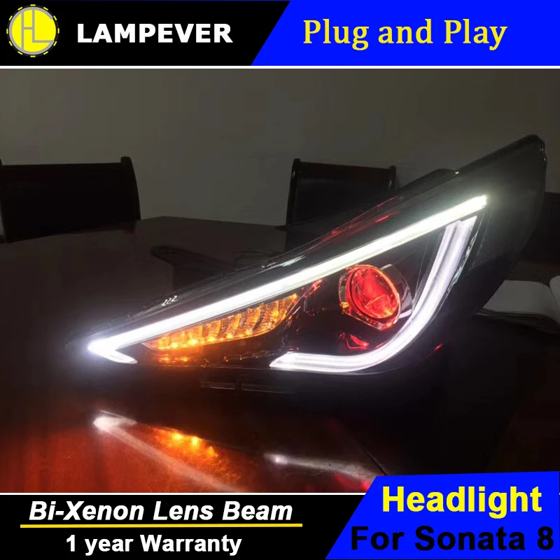 Head Lamp for Hyundai Sonata Headlights 2011 2015 Sonata 8 Headlight