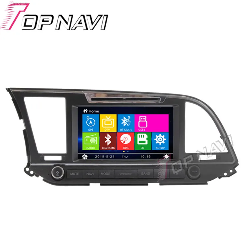 Topnavi 8&quot Car DVD GPS For Hyundai Elantra/Avante/MD 2016- (high version) Radio Multimedia Stereo In Dash Wince System | Автомобили и