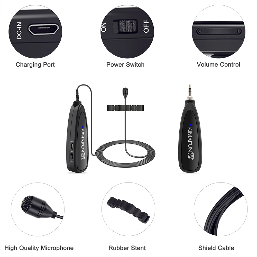 KIMAFUN KM-G150-6 2.4G Mini Wireless Professional