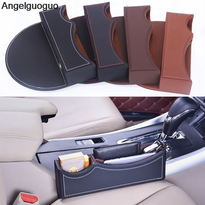 

Car Inner Gear Shift Side Storage Box Holder trim cover For Mercedes Benz BMW Audi etc car