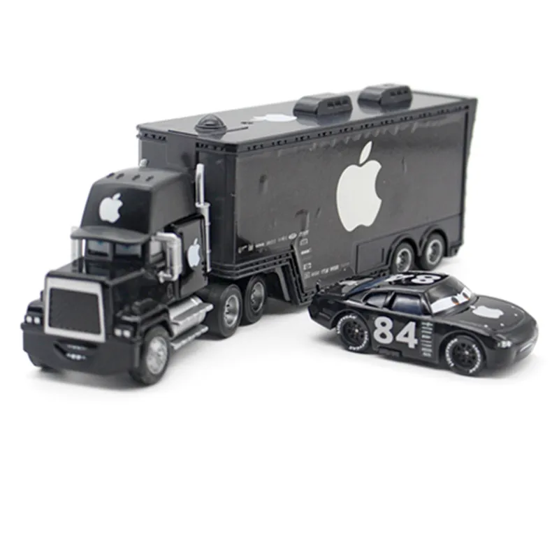 Disney Pixar Cars 21 Styles Mack Truck +Small Car McQueen 1:55 Diecast Metal Alloy And Plastic Modle Car Toys Gifts For Children 19