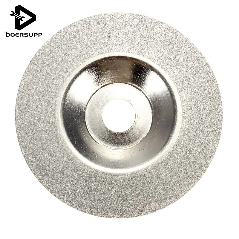 100 мм 4 дюйма Алмазное покрытие шлифовальный Полировка шлифовальный дисковый пильный диск роторная установка серебряный тон оптовая цена