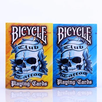 BICYCLE Club Tattoo V2 игральные карты 88*63 мм Бумага карты магия покер карты фокус коллекция карта
