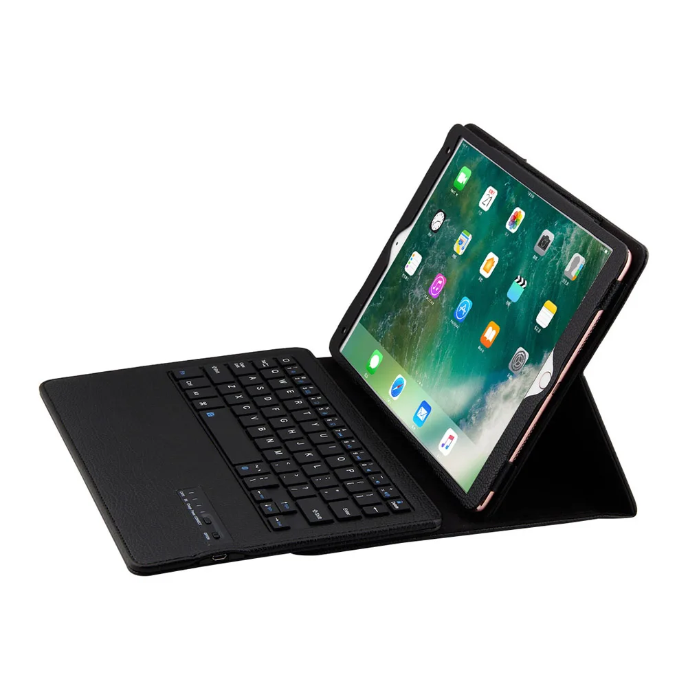 Легкая подставка портфель pu кожаный чехол с Bluetooth клавиатурой для 10,5 дюймов Apple iPad Pro JFlyer