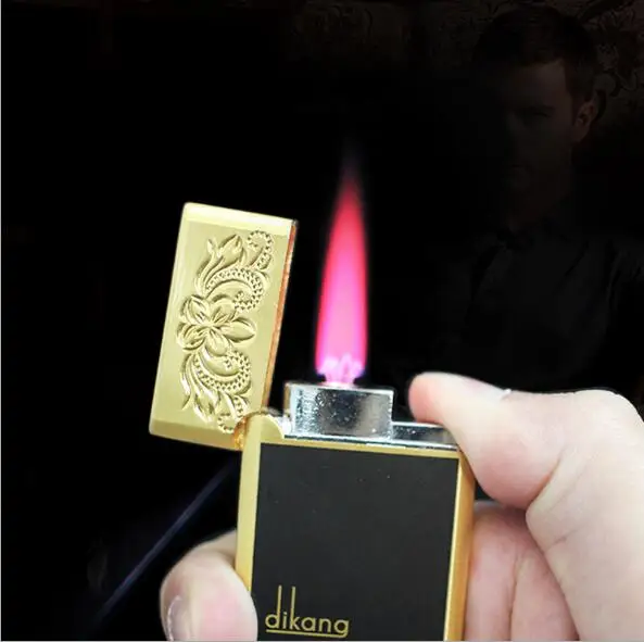 Dikang Classy Windproof Metal Lighter High Quality Cigerette Smoking 3 Colours