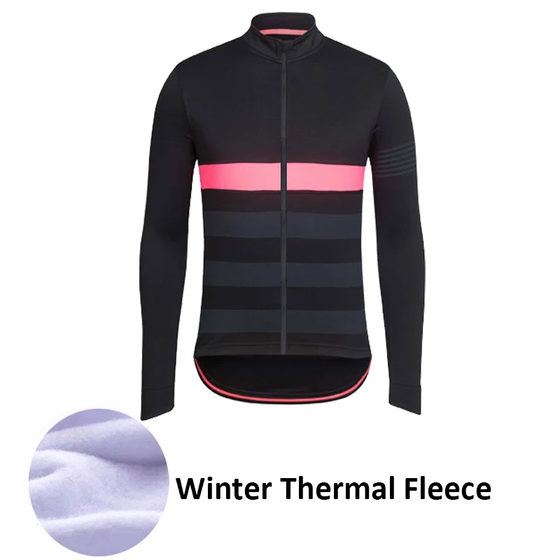 Ropa Ciclismo Winter Thermal Fleece Warm Cycling Jersey Long Sleeve Bicycle Jacket MTB Bike Clothing - Цвет: 3