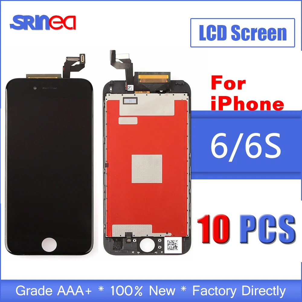 

10PCS AAA Quality Tested LCD Screen For iPhone 6 s LCD Display Touch Digitizer Assembly Apple i Phone 6 6s Replacement