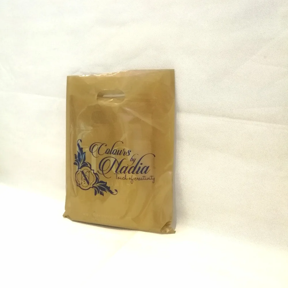 

500pcs/lot 30x40cm custom size plastic shopping bags / logo printed plastic packaging bag /gift plastic bags for ads for clothes