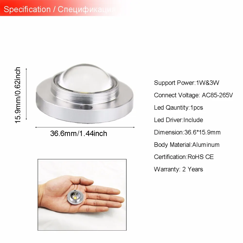 Led Spotlight L976-6pcs (2)