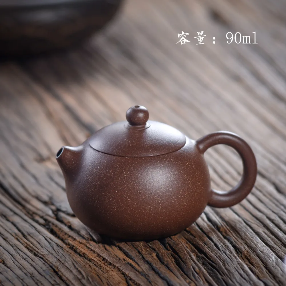 Details about   Chinese Yixing  handmade tea pot zisha purple clay small xishi teapot 120cc 