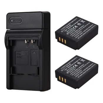 

2x 1300mAh Batteries CGA-S007 CGR-S007E Rechargeable Li ion Battery Pack For Panasonic Lumix DMC TZ1 TZ2 TZ3 TZ4 TZ5 TZ50 TZ15