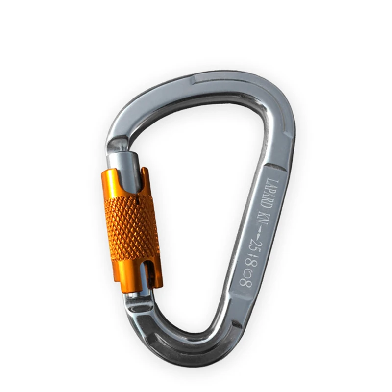 Onedoyee تسلق الجبال carabiners خاصية حجم قفل أوتوماتيكي 25kn الألومنيوم التخييم الإكسسوار الطلق الانقاذ السريع شنقا