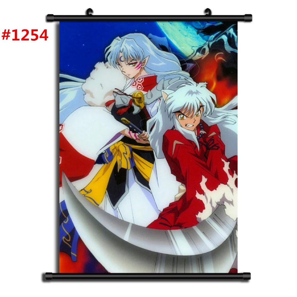 InuYasha Inu Yasha Аниме Манга настенный плакат свиток - Цвет: 1254