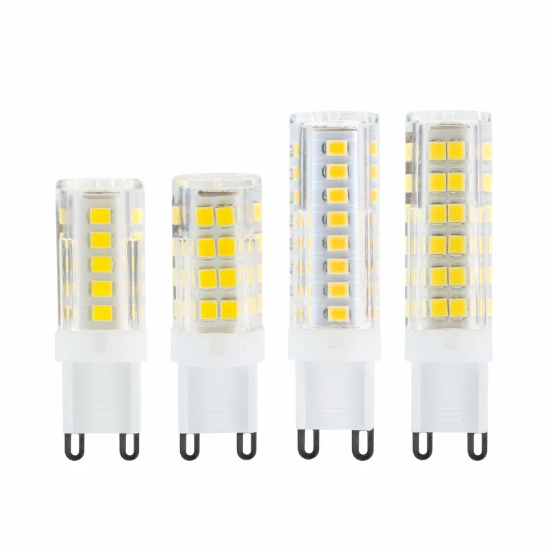 G9 светодиодный светильник 3W 4W 5W 7W AC220V 2835SMD лампа Замена 30 40 50 70W галогенная для
