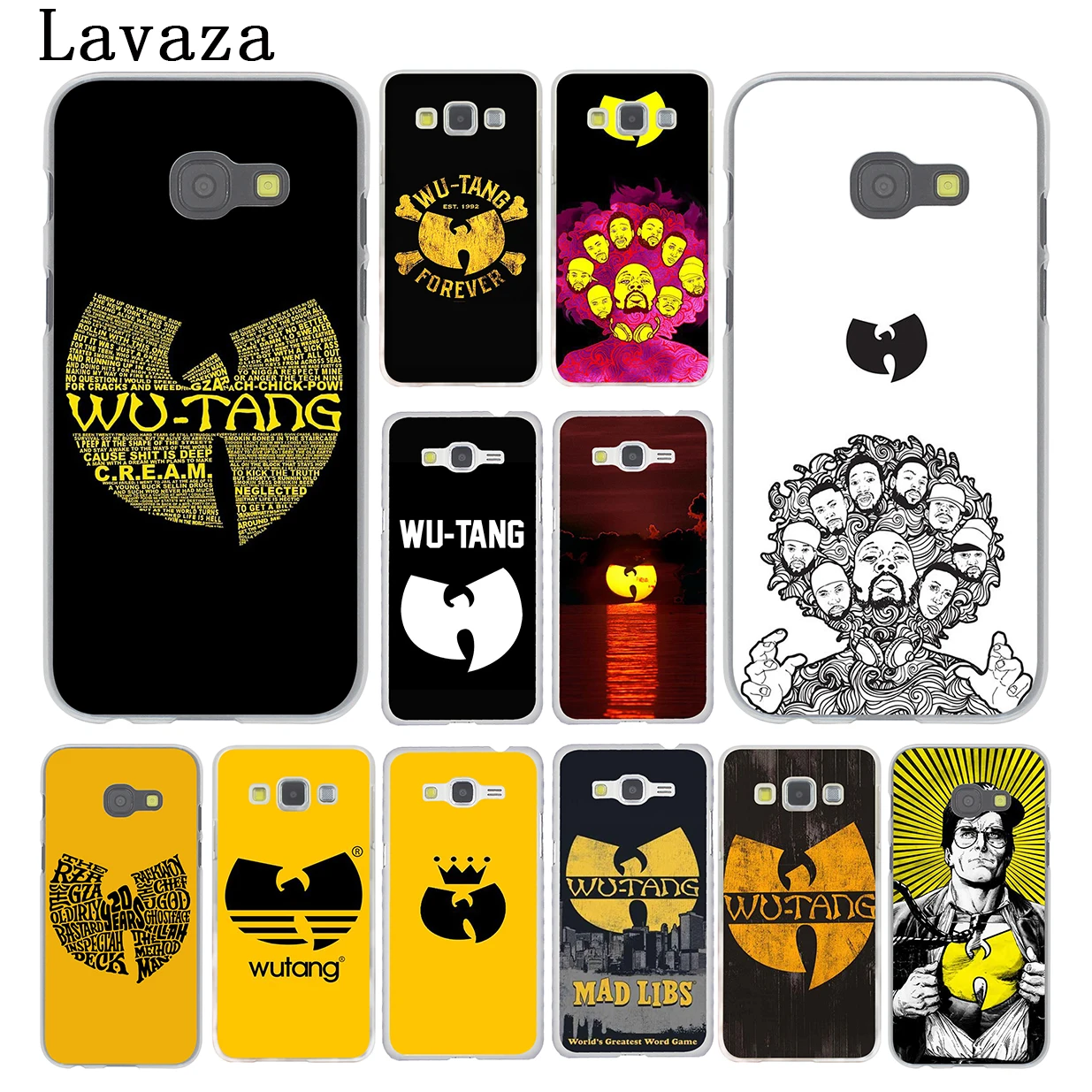 Lavaza Wu Tang Clan чехол для телефона Samsung Galaxy Note 10 9 8 A9 A8 A7 A6 Plus 2018 A3 A5 2015 2016 2017 A2