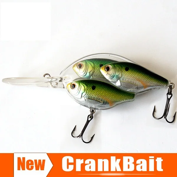 1Piece Live Bait Ball Series Threadfin Shad Crankbait Big Crank Baits