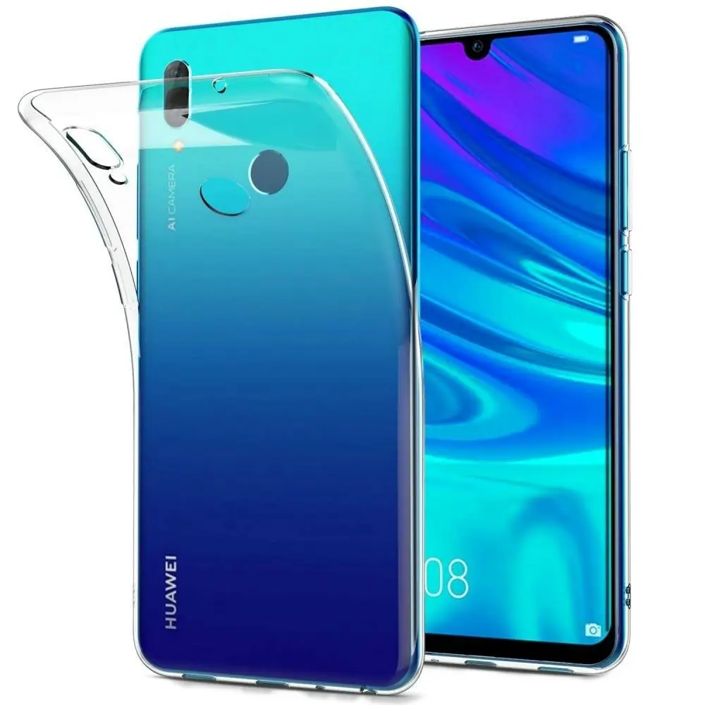 Чехол для Huawei P Smart 2019 гелевый прозрачный тонкий мягкий силиконовый чехол из ТПУ P20