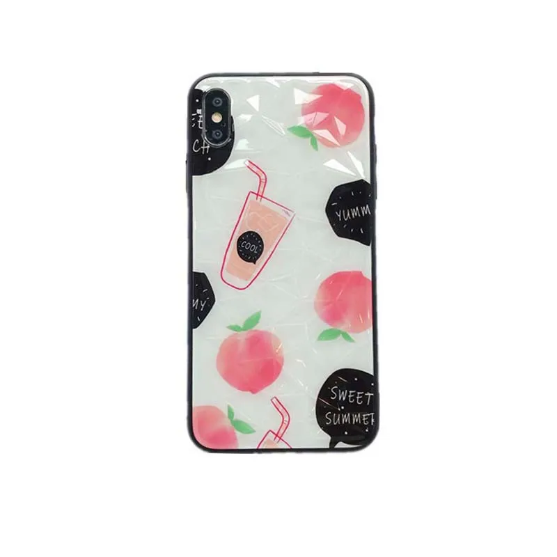 

Small fresh Fruit flavored Phone Case for iPhone6 6P Simple TUP soft shell for iphone7 8 Fashion Phone Case iPhoneXR MAX X XS