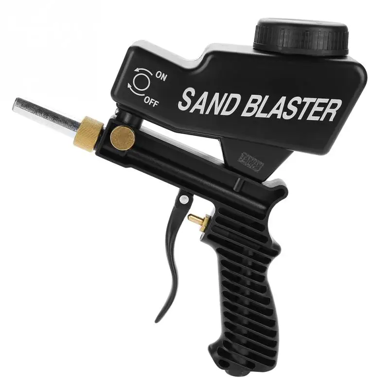 

Gravity Feed Portable Paint Care Spray Gun Pneumatic Abrasive Sandblasters Sandblasting Gun Car Removing Spot Rust Maintenance